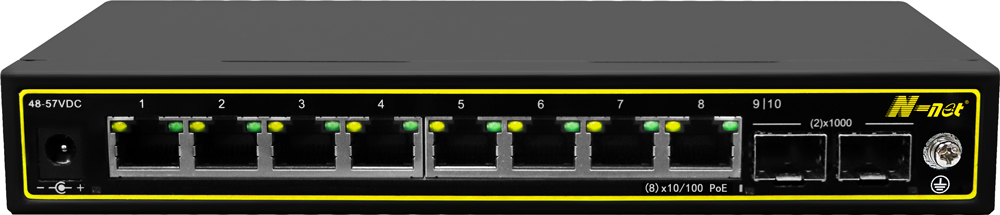 百兆2光8電POE/NC2082SGPE