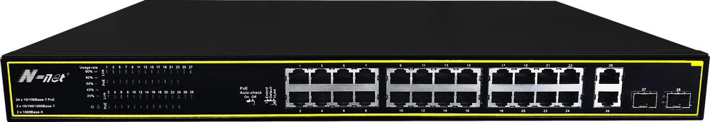 24百兆POE+2千兆光+2千兆電/NC2244GPE